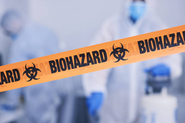 Professional Biohazard Cleanup technician working in Diller, NE